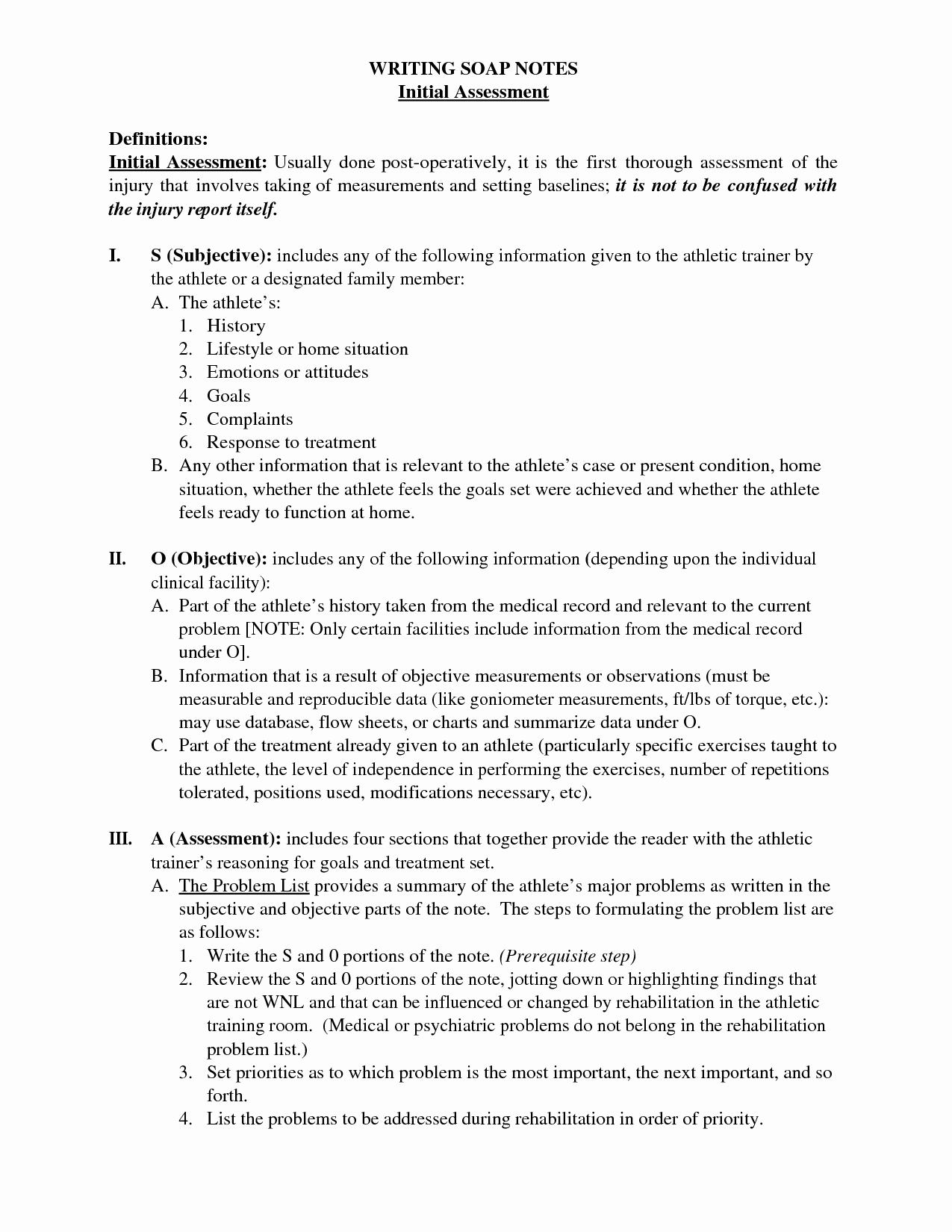 Pediatric Soap Note Template Unique Otcats Occupational Therapy And Soap Note Practice Worksheet