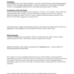 Peer Editing Worksheet  Squalicum High School With Regard To Paragraph Editing Worksheets