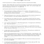 Percent Word Problems Worksheet 1 As Well As Percent Of Change Word Problems Worksheet