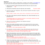 Periodic Table Scavenger Hunt – Answer Key Directions Using Your Inside Chemistry Periodic Table Worksheet Answer Key