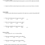 Periodic Trends Practice Problems In Periodic Trends Practice Worksheet