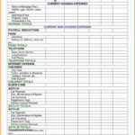 Personal Expenses Spreadsheet Business Monthly Budget Free Download And Free Monthly Expenses Worksheet