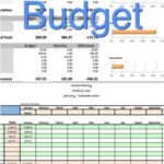 Personal Household Budget, Family Income/expense Tracker, User ... And Money Saving Spreadsheet Template
