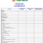 Personal Monthly Budget Excel Spreadsheet Template Worksheet Google ... Inside Personal Monthly Budget Planner Excel