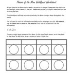 Phases Of The Moon Webquest Worksheet  Mrscienceut Pages 1  6 And Moon Phases Worksheet Answers