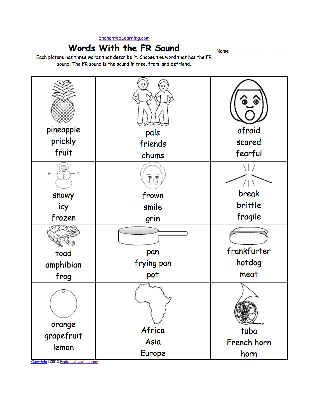 Phonics Worksheets Multiple Choice Worksheets To Print Along With Glued Sounds Worksheet
