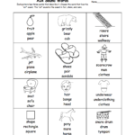 Phonics Worksheets Multiple Choice Worksheets To Print And Phonics Worksheets Grade 1