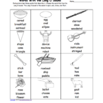 Phonics Worksheets Multiple Choice Worksheets To Print In Phonics Worksheets Grade 1