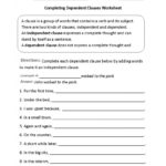 Phrases And Clauses Worksheets  Soccerphysicsonline Regarding Phrases And Clauses Worksheets