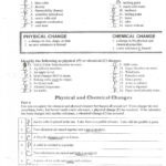 Physical And Chemical Properties Worksheet  Briefencounters For Physical And Chemical Properties And Changes Worksheet Answer Key