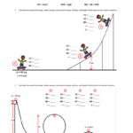Physical Science Worksheet Conservation Of Energy 2 Name Date And Potential And Kinetic Energy Roller Coaster Worksheet