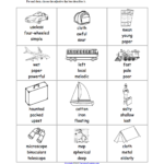 Pick The Apt Adjective Worksheets To Print  Enchantedlearning Throughout French Adjectives Worksheet