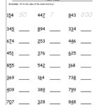 Place Value Worksheets From The Teacher's Guide For Place Value Worksheets For Kindergarten