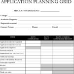 Planning On Applying To Graduate School? Use This Application ... For College Comparison Excel Spreadsheet