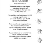 Poem Comprehension Worksheets With Regard To Text Structure Worksheets 3Rd Grade