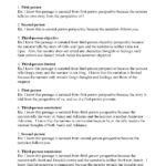 Point Of View Worksheet 3  Answers With Point Of View Worksheet Answers