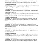 Point Of View Worksheet 7  Answers In Point Of View Worksheet 15