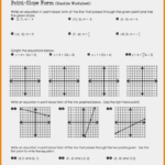 Point Slope Form Practice Worksheet Point Slope Form  Marianowo Throughout Point Slope Form Practice Worksheet