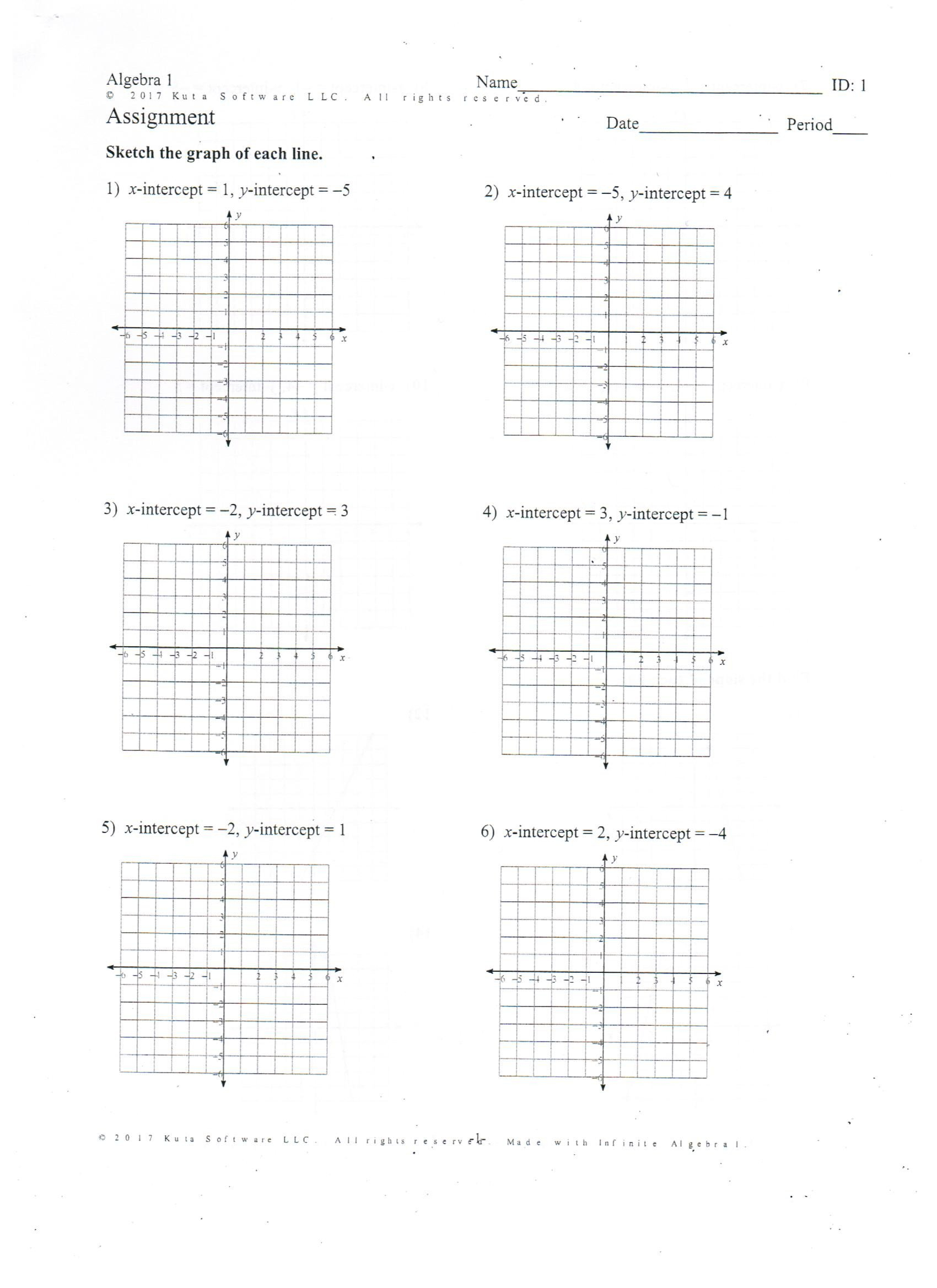 Point Slope Form Worksheet With Answers Math Worksheets For Kids Regarding Slope Worksheet Answers