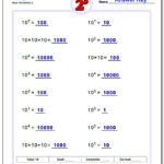 Powers Of Ten And Scientific Notation Inside Worksheet 2 Scientific Notation Answers