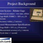 Ppt   Automated Lens Measurement System Project # 05427 Powerpoint ... In Gage Rr Spreadsheet