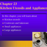 Ppt  Chapter 23 Kitchen Utensils And Appliances Powerpoint Or Kitchen Utensils And Appliances Worksheet Answers