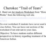 Ppt  Cherokee “Trail Of Tears” Powerpoint Presentation  Id6652843 Together With Trail Of Tears Worksheet