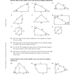 Practice 82 Together With Special Right Triangles Worksheet Answer Key With Work