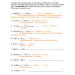 Predicting Products Review Sheet With Regard To Predicting Products Of Chemical Reactions Worksheet