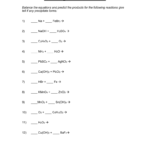 Predicting Products Throughout Predicting Products Worksheet Answer Key