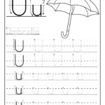 Preschool Abc Tracing Worksheets  Printable Coloring Page For Kids Within Preschool Abc Worksheets