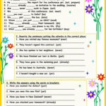 Present Perfect Tense Worksheet  Free Esl Printable Worksheets Made Regarding Present Perfect Tense Worksheet With Answers