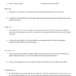 Pressure Conversions And Gas Laws Worksheet Convert 98 Atm To Or Pressure Conversion Worksheet