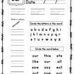 Primer Sight Word Worksheets  Teaching Resources Blog For Pre Primer Words Worksheets