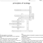 Principles Of Ecology Crossword  Wordmint And Principles Of Ecology Worksheet Answers