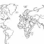 Printable Blank World Map Pdf Diagram For Of The 8  World Wide Maps For Blank World Map Worksheet Pdf