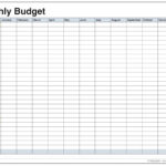 Printable Budget Worksheet Pdf  Ellipsis Pertaining To A Monthly Budget Worksheet