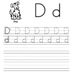 Printable Letter D Worksheets For Preschool  Kindergarten As Well As Letter D Preschool Worksheets