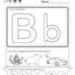 Printable Letters B Bubble Pdf In Color Big Black Banner Floral Free Throughout Alphabet Worksheets Pdf