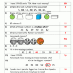 Printable Mental Maths Year 2 Worksheets Also Grade 8 Maths Worksheets With Answers