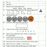 Printable Mental Maths Year 2 Worksheets Pertaining To Maths For 10 Year Olds Worksheets