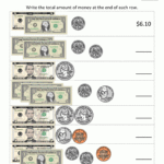 Printable Money Worksheets To 10 Intended For Free Printable Coin Worksheets