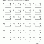 Printable Multiplication Sheets 5Th Grade Together With Multiplying Decimals By Whole Numbers Worksheet