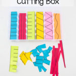 Printable Preschool Cutting Busy Box  Fun With Mama Within Printable Cutting Worksheets For Preschoolers