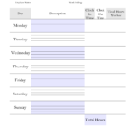 Printable Weekly Time Sheet | Printable Timecard | Teaching <3 ... Also Spreadsheet To Track Hours Worked