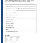 Printable Worksheets Regarding Early Recovery Worksheets