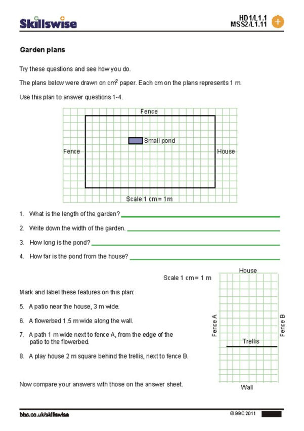 Scale Drawings Worksheet 7Th Grade —