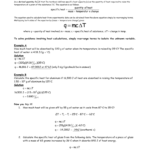 Problem Set 1 Calculating Heat With Regard To Worksheet Heat And Heat Calculations