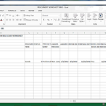 Procurement Tracking Spreadsheet | Spreadsheets Inside Procurement Savings Spreadsheet