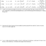 Projectile Motion Vectors And Projectiles  Pdf As Well As Horizontally Launched Projectile Worksheet Answers